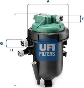 UFI 55.178.00 - Yakıt Filtresi parcadolu.com