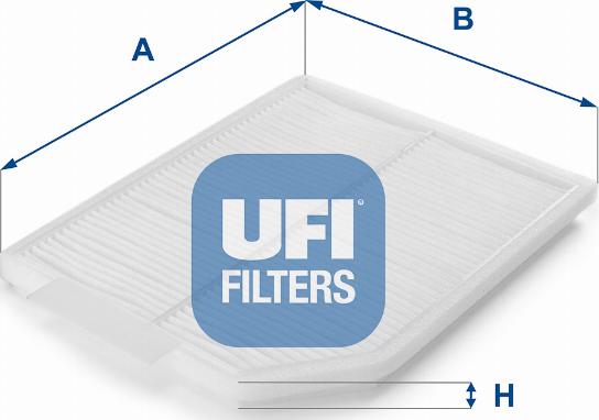 UFI 53.018.00 - Filtre, kabin havası parcadolu.com