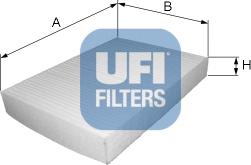 UFI 53.084.00 - Filtre, kabin havası parcadolu.com