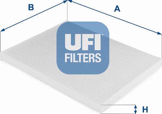 UFI 53.124.00 - Filtre, kabin havası parcadolu.com