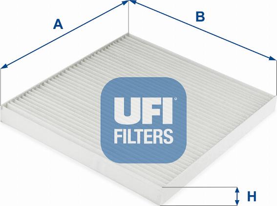 UFI 53.327.00 - Filtre, kabin havası parcadolu.com