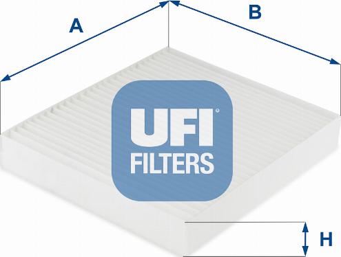 UFI 53.249.00 - Filtre, kabin havası parcadolu.com