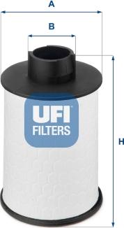 UFI 60.H2O.00 - Yakıt Filtresi parcadolu.com