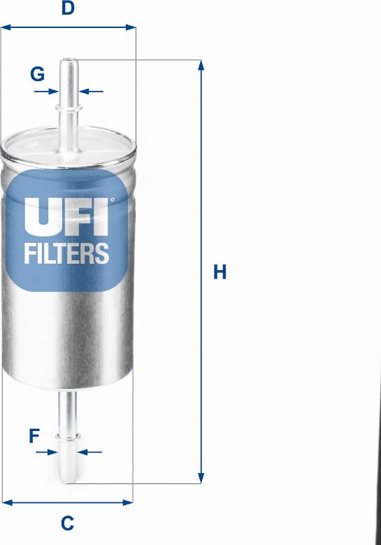 UFI 31.842.00 - Yakıt Filtresi parcadolu.com