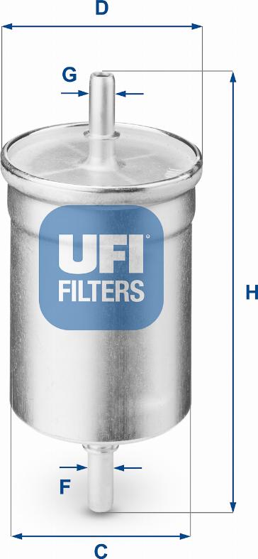 UFI 31.710.00 - Yakıt Filtresi parcadolu.com