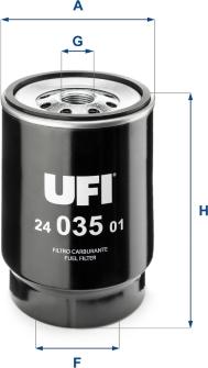 UFI 24.035.01 - Yakıt Filtresi parcadolu.com