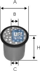 UFI 24.388.00 - Yakıt Filtresi parcadolu.com