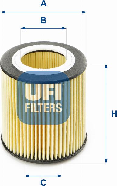 UFI 25.058.00 - Yağ filtresi parcadolu.com