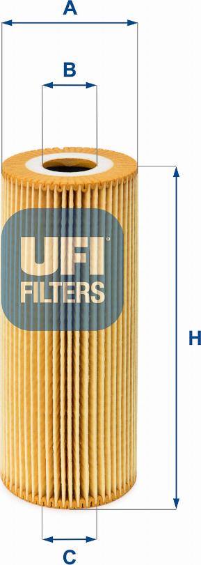 UFI 25.011.00 - Yağ filtresi parcadolu.com