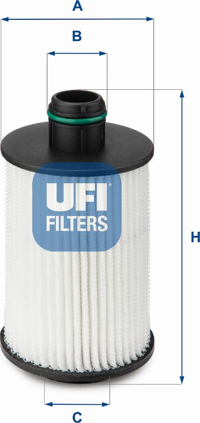 UFI 25.088.00 - Yağ filtresi parcadolu.com