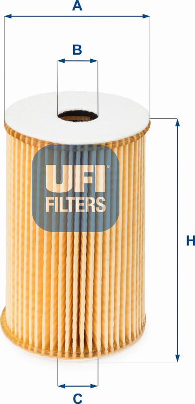 UFI 25.029.00 - Yağ filtresi parcadolu.com