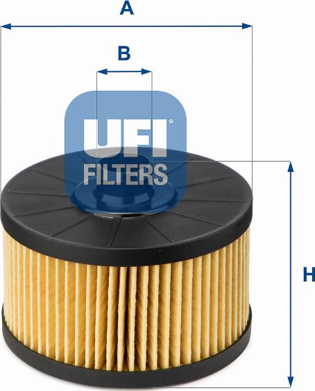 UFI 25.145.00 - Yağ filtresi parcadolu.com