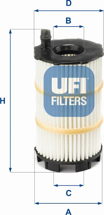 UFI 25.143.00 - Yağ filtresi parcadolu.com