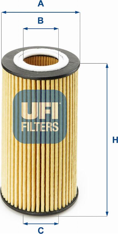 UFI 25.154.00 - Yağ filtresi parcadolu.com