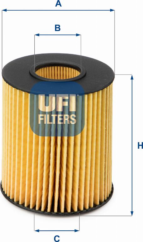 UFI 25.151.00 - Yağ filtresi parcadolu.com