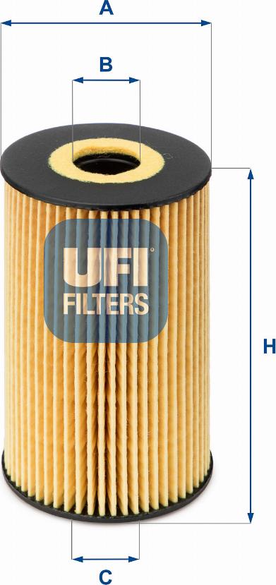 UFI 25.106.00 - Yağ filtresi parcadolu.com
