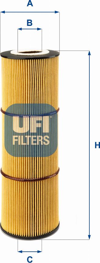 UFI 25.181.00 - Yağ filtresi parcadolu.com