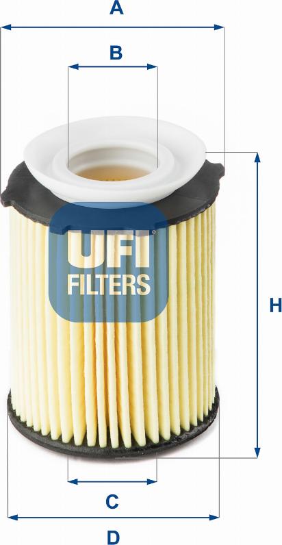 UFI 25.178.00 - Yağ filtresi parcadolu.com
