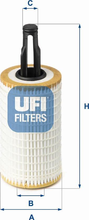 UFI 25.172.00 - Yağ filtresi parcadolu.com