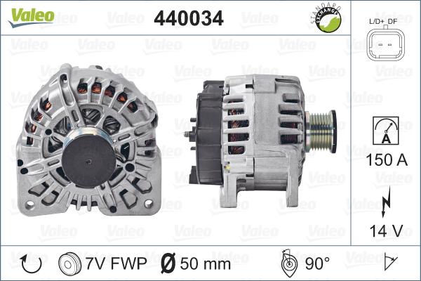 Valeo 440034 - Alternatör parcadolu.com