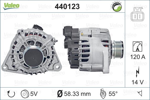 Valeo 440123 - Alternatör parcadolu.com