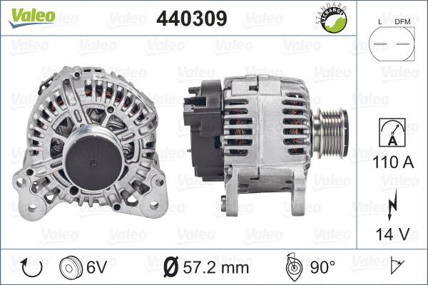 Valeo 440309 - Alternatör parcadolu.com