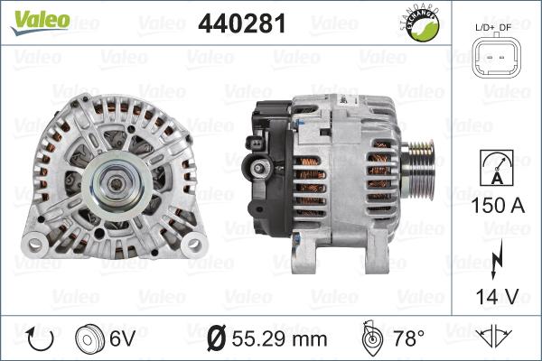 Valeo 440281 - Alternatör parcadolu.com