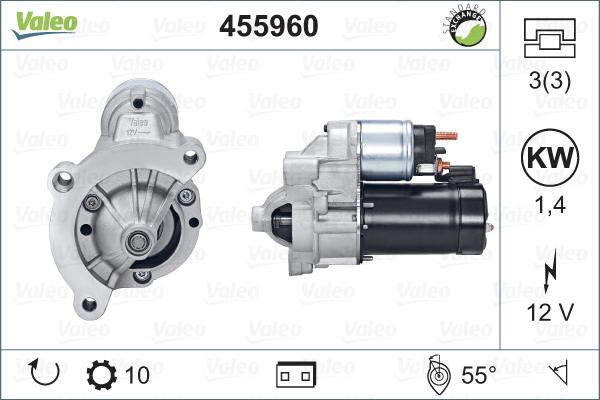 Valeo 455960 - Marş Dinamosu parcadolu.com