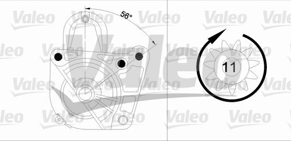 Valeo 455972 - Marş Dinamosu parcadolu.com