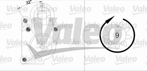 Valeo 455690 - Marş Dinamosu parcadolu.com