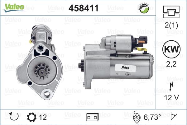 Valeo 458411 - Marş Dinamosu parcadolu.com