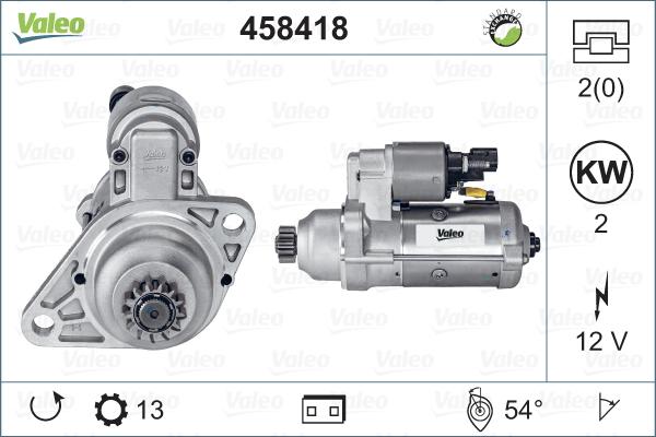 Valeo 458418 - Marş Dinamosu parcadolu.com