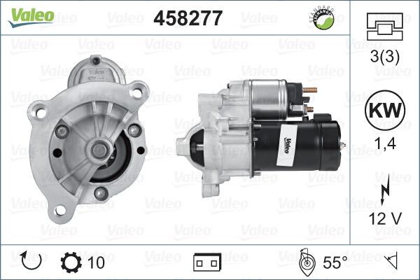 Valeo 458277 - Marş Dinamosu parcadolu.com