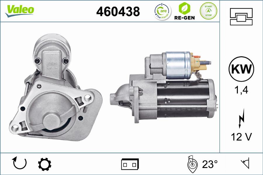 Valeo 460438 - Marş Dinamosu parcadolu.com