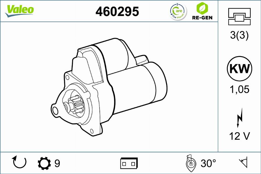 Valeo 460295 - Marş Dinamosu parcadolu.com