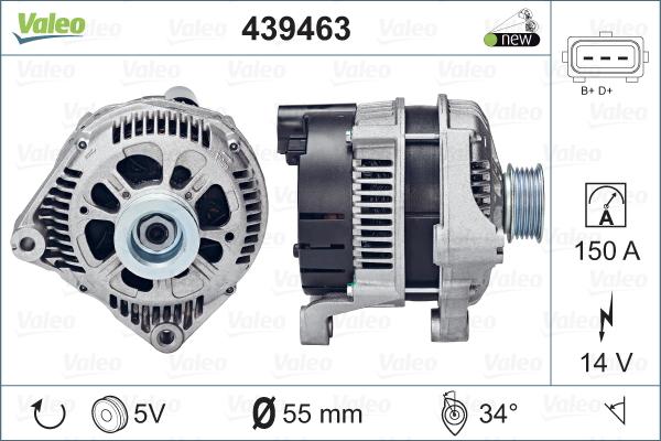 Valeo 439463 - Alternatör parcadolu.com