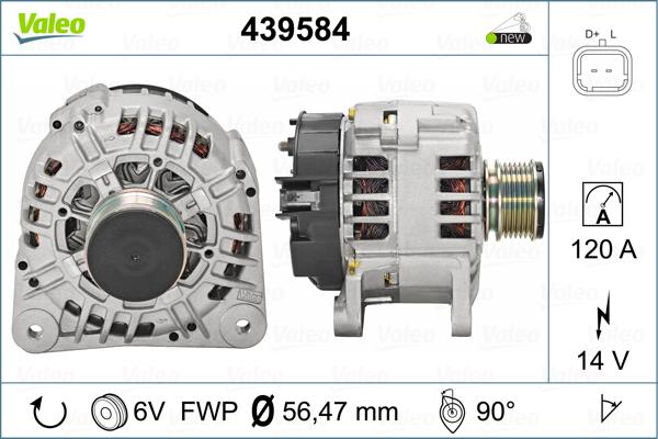 Valeo 439584 - Alternatör parcadolu.com