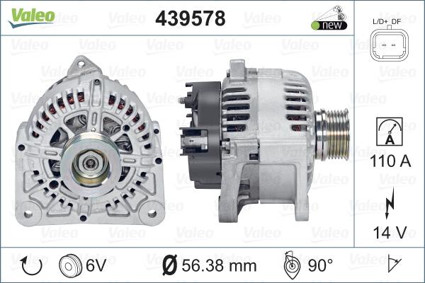 Valeo 439578 - Alternatör parcadolu.com