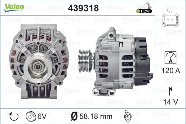 Valeo 439318 - Alternatör parcadolu.com