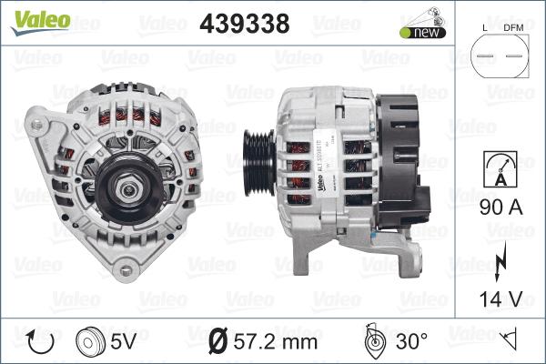 Valeo 439 338 - Alternatör parcadolu.com