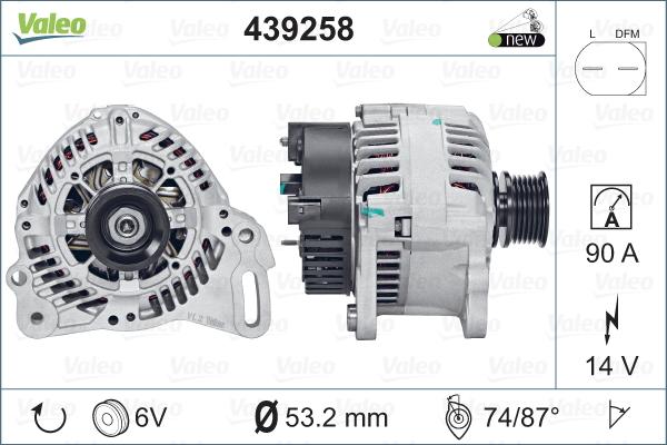 Valeo 439258 - Alternatör parcadolu.com