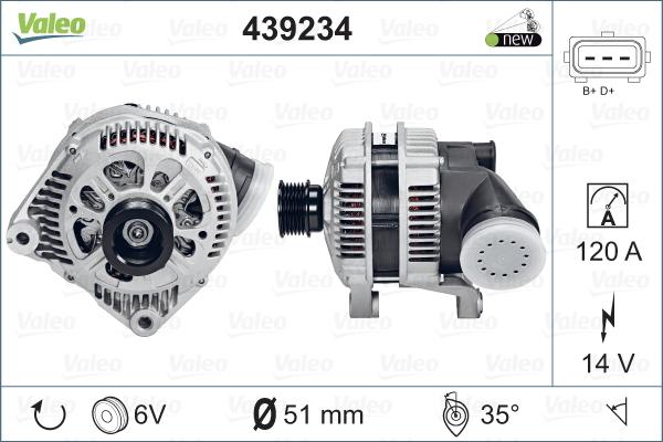 Valeo 439234 - Alternatör parcadolu.com