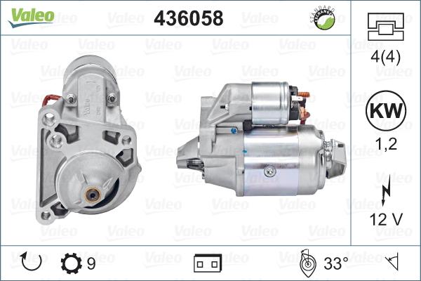 Valeo 436058 - Marş Dinamosu parcadolu.com