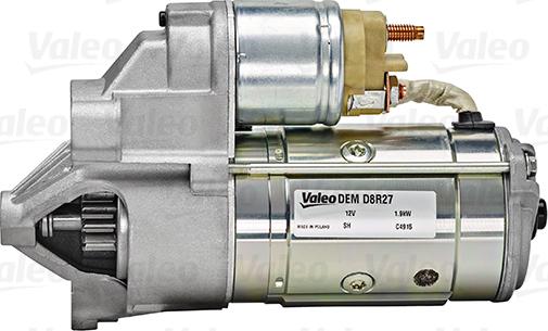 Valeo 438165 - MARS MOTORU 12V 11 DIS C5 JUMPER P 406 P 407 BOXER 2.0 - 2.2 parcadolu.com