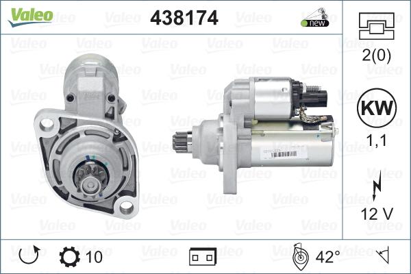 Valeo 438174 - Marş Dinamosu parcadolu.com