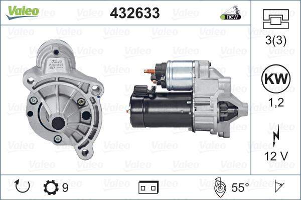 Valeo 432633 - Marş Dinamosu parcadolu.com