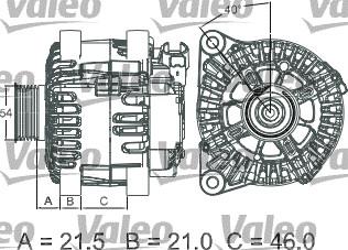 Valeo 437457 - Alternatör parcadolu.com