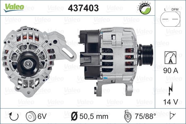 Valeo 437403 - Alternatör parcadolu.com