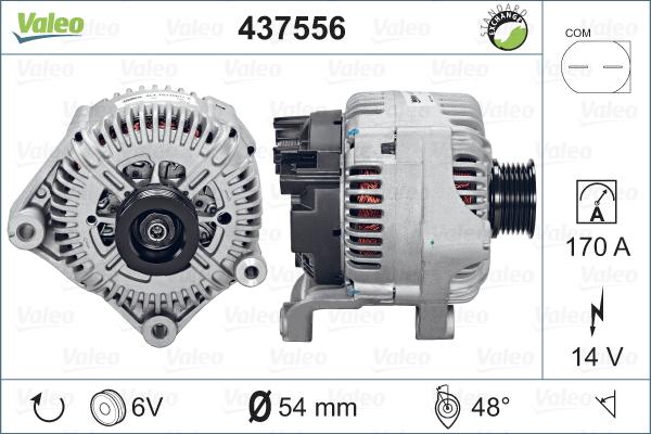 Valeo 437556 - Alternatör parcadolu.com