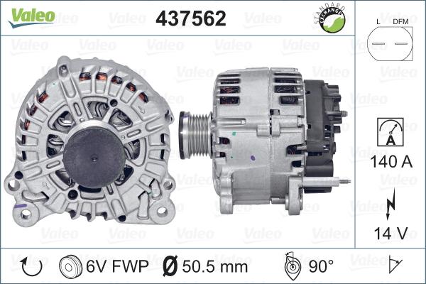 Valeo 437562 - Alternatör parcadolu.com